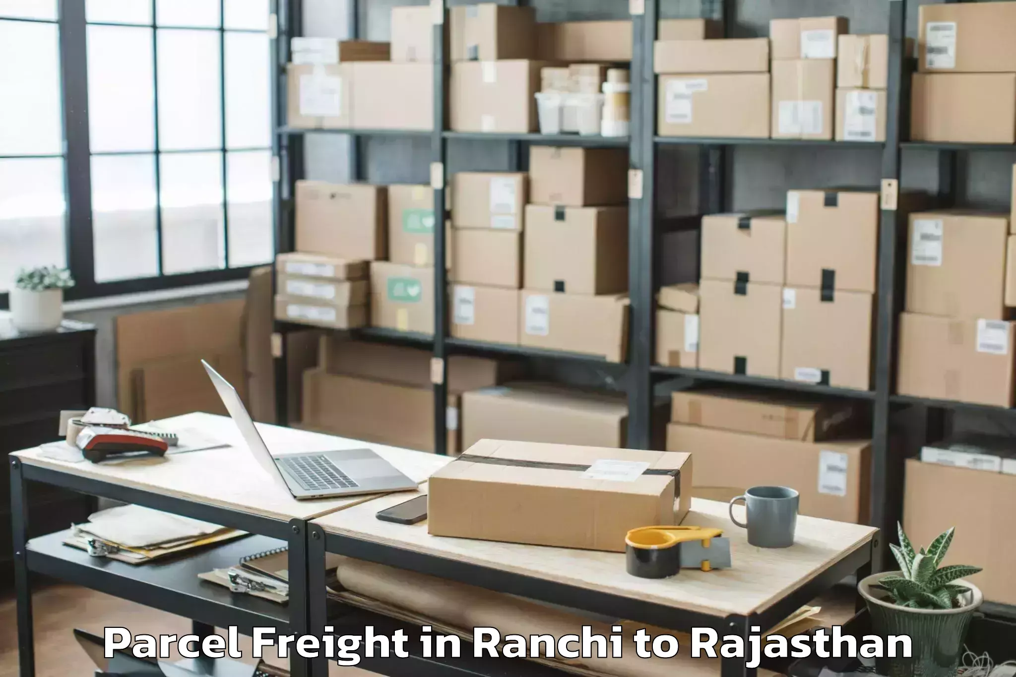 Comprehensive Ranchi to Gulabpura Parcel Freight